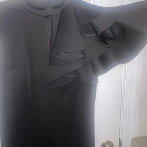 Black fancy evening dress